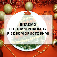 ВІТАЄМО З НОВИМ РОКОМ ТА РІЗДВОМ ХРИСТОВИМ!